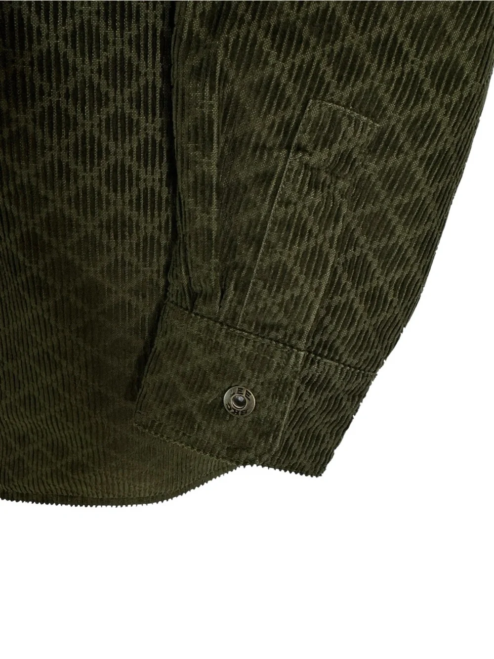 Lee x The Brooklyn Circus Cordoroy Quilted Overshirt Jacket Kale Green Size M